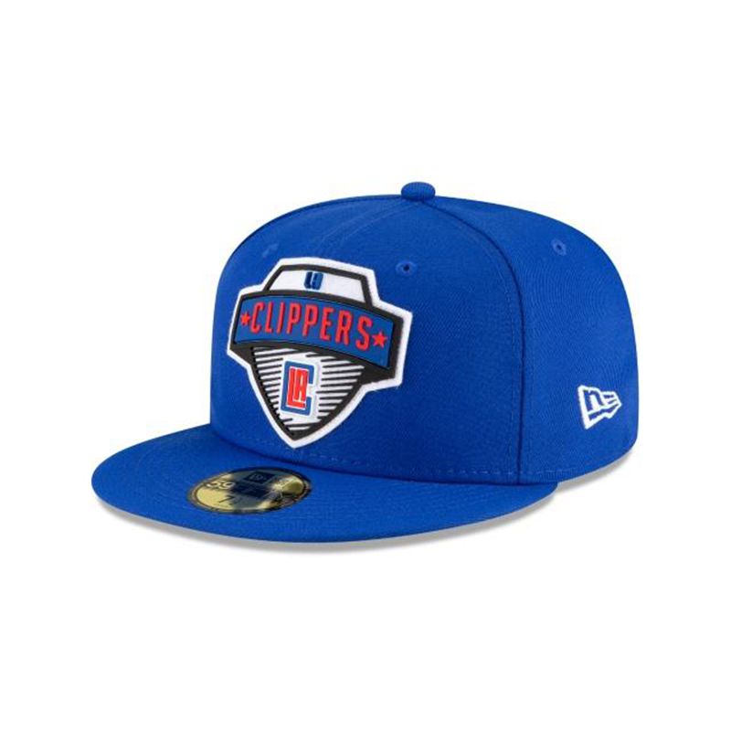 NBA Los Angeles Clippers Tip Off Edition 59Fifty Fitted (RQF9502) - Blue New Era Caps